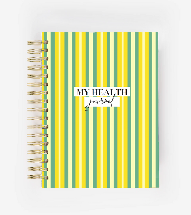 My Health Journal - Stripes - My Health Journals