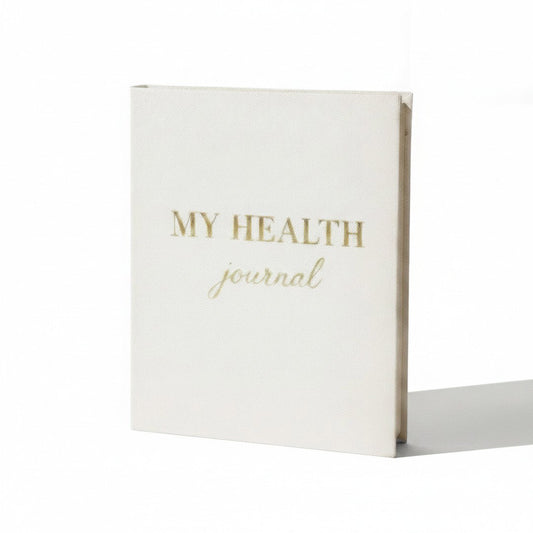 My Health Journals -  White Linen